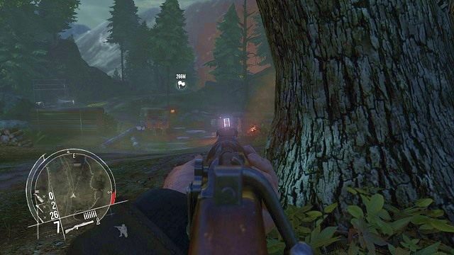 Czy oni specjalnie stawiają łatwopalne beczki na środku obozów? - Misja 13 - Atak V2 | Kampania dla jednego gracza w Enemy Front - Enemy Front - poradnik do gry