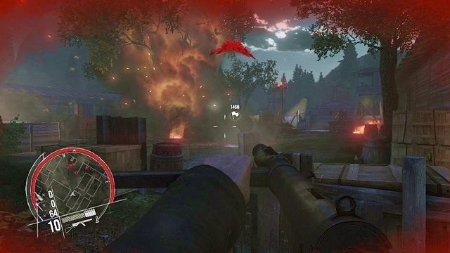 Niechcący podpaliłem drzewko. - Misja 13 - Atak V2 | Kampania dla jednego gracza w Enemy Front - Enemy Front - poradnik do gry