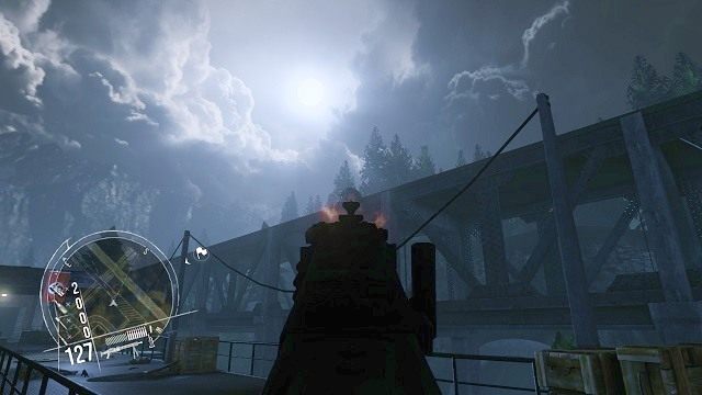 Pierwszy reflektor... - Misja 14 - Ogień z nieba (2) | Kampania dla jednego gracza w Enemy Front - Enemy Front - poradnik do gry