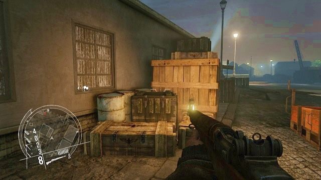 Z daszku będziemy mieć świetną pozycję snajperską. - Misja dodatkowa - Saint-Nazaire (1) | Kampania dla jednego gracza w Enemy Front - Enemy Front - poradnik do gry