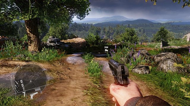 Piękny krajobraz, ale wszystko psuje ten wielgachny czołg. - Misja 3 - Francuski ruch oporu | Kampania dla jednego gracza w Enemy Front - Enemy Front - poradnik do gry