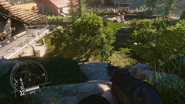 Czy on się załatwia pod drzewem? - Misja 5 - Sabotaż w Dolinie Loue | Kampania dla jednego gracza w Enemy Front - Enemy Front - poradnik do gry