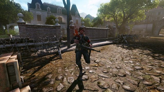 Uuu, to musiało boleć. - Misja 7 - Atak na posiadłość w Dolinie Loue | Kampania dla jednego gracza - Enemy Front - poradnik do gry