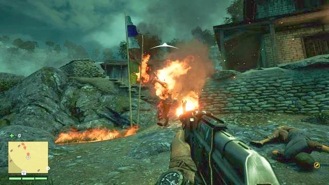 Płonący przeciwnicy są bardzo niebezpieczni... o ile zdążą do Ciebie dobiec. - Zwrot do nadawcy | Zadania główne w Far Cry 4 - Far Cry 4 - poradnik do gry