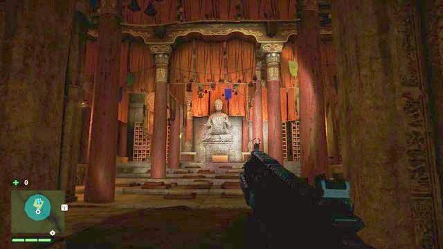 Ołtarz u stóp którego znajdziesz poszukiwany element. - Przybycie obrońcy | Zadania główne w Far Cry 4 - Far Cry 4 - poradnik do gry