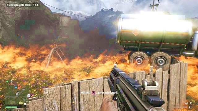 Płonące pola postaraj się jak najszybciej uratować. - Przejęcie (wybór Amity) | Zadania główne w Far Cry 4 - Far Cry 4 - poradnik do gry