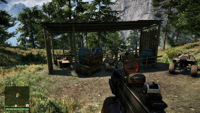 Na miejscu możesz uzupełnić amunicję. - Polowanie - oczyszczanie | Aktywności w Far Cry 4 - Far Cry 4 - poradnik do gry