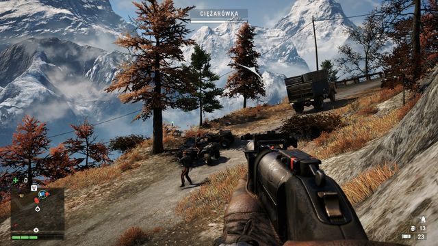 Gdy zrobi się gorąco wyskocz z wozu i szybko załatw przeciwników. - Uzbrojona eskorta | Aktywności w Far Cry 4 - Far Cry 4 - poradnik do gry