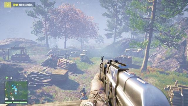 Rozłóż miny na ścieżce przed CKM-em. - Głos buntu (wybór Sabala) | Zadania główne w Far Cry 4 - Far Cry 4 - poradnik do gry