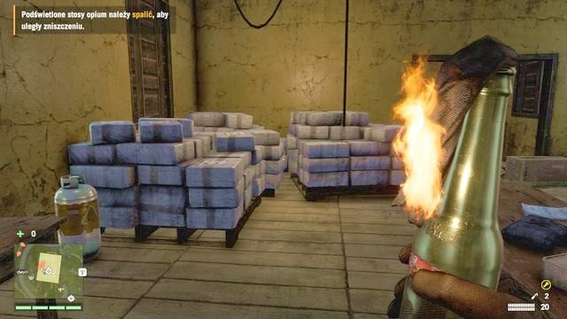 Na koniec zostaw sobie stosy opium. - Spal wszystko (wybór Sabala) | Zadania główne w Far Cry 4 - Far Cry 4 - poradnik do gry