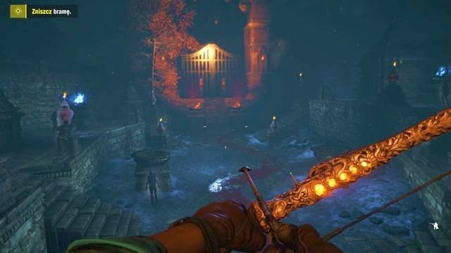 Przed podejściem pod bramę oczyść teren, pozostając na górze. - Odpłata | Zadania główne w Far Cry 4 - Far Cry 4 - poradnik do gry