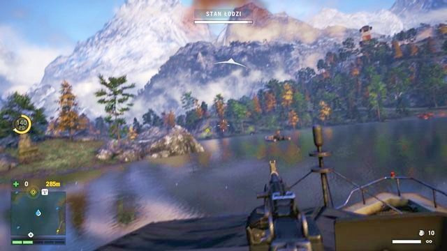 Podczas ucieczki staraj się eliminować wrogie pontony, nim te podpłyną zbyt blisko. - Starcie kultur (wybór Amity) | Zadania główne w Far Cry 4 - Far Cry 4 - poradnik do gry