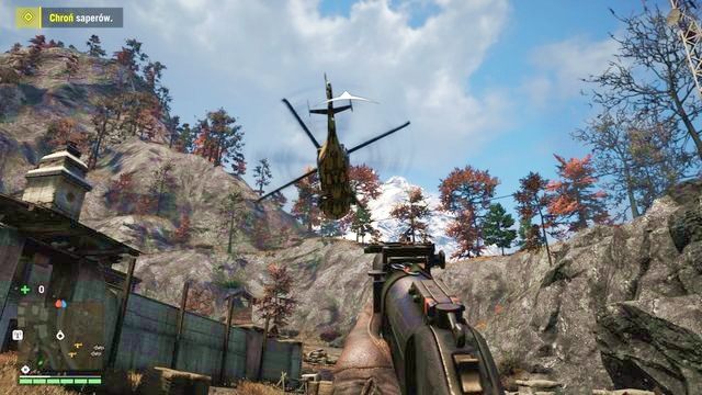 Zniszczenie helikoptera nim ten wyląduje wrogów nieco ułatwi zadanie. - Dolina śmierci | Zadania główne w Far Cry 4 - Far Cry 4 - poradnik do gry