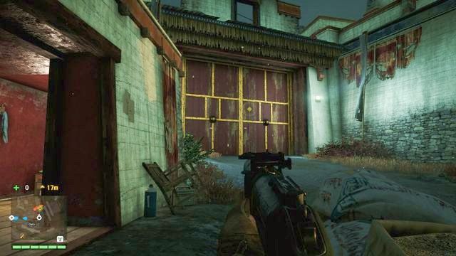 Uzupełnij amunicję (pomieszczenie z lewej strony) i zniszcz bramę. - Z prochu powstałeś... | Zadania główne w Far Cry 4 - Far Cry 4 - poradnik do gry