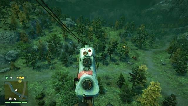 Spokojnie leć za przemytnikiem, nie opuszczając się za nisko. - Wysoka cena | Misje poboczne - Longinus | Far Cry 4 - Far Cry 4 - poradnik do gry