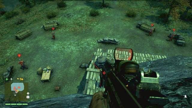 Obejście kryjówki zapewni Ci idealną pozycję do cichych i precyzyjnych działań. - Wysoka cena | Misje poboczne - Longinus | Far Cry 4 - Far Cry 4 - poradnik do gry