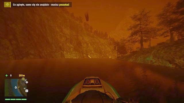 Podczas płynięcia po rzece uważaj, gdy zostaniesz ostrzelany z wrogiej łodzi. - Czas na kąpiel | Misje poboczne - Yogi i Reggie | Far Cry 4 - Far Cry 4 - poradnik do gry