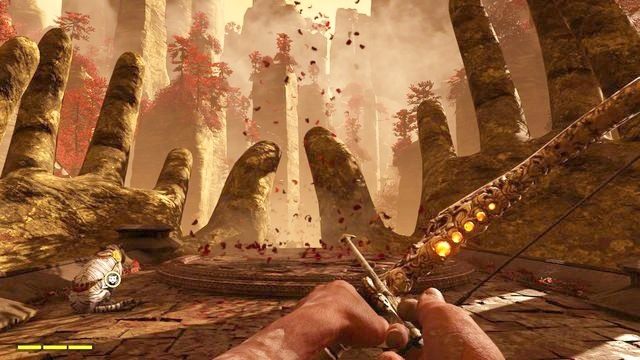 Po wejściu w krąg rozpocznie się szybowanie. - Zniewolony w raju | Misje poboczne - Shangri-La | Far Cry 4 - Far Cry 4 - poradnik do gry