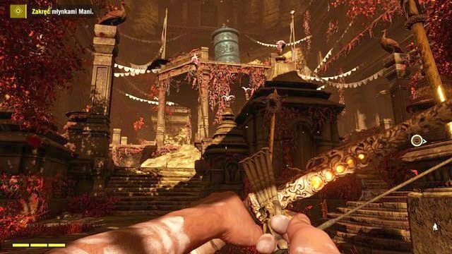 W miejscu tym dużo jest łuczników. - Zniewolony w raju | Misje poboczne - Shangri-La | Far Cry 4 - Far Cry 4 - poradnik do gry