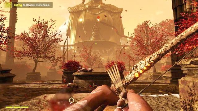 Użyj tygrysa do odciągnięcia uwagi, a sam szybko biegnij do dzwonu. - Zniewolony w raju | Misje poboczne - Shangri-La | Far Cry 4 - Far Cry 4 - poradnik do gry