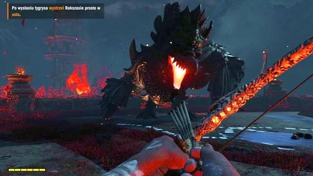 Atak tygrysa da Ci chwilę czasu na trafienie Rakszasy prosto w paszczę. - Niepewna przyszłość | Misje poboczne - Shangri-La | Far Cry 4 - Far Cry 4 - poradnik do gry