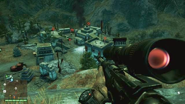 Wyeliminowanie snajperów z dystansu znacząco ułatwi sprawę. - Klasztor Namboche | Strażnice - Trzy alarmy | Far Cry 4 - Far Cry 4 - poradnik do gry