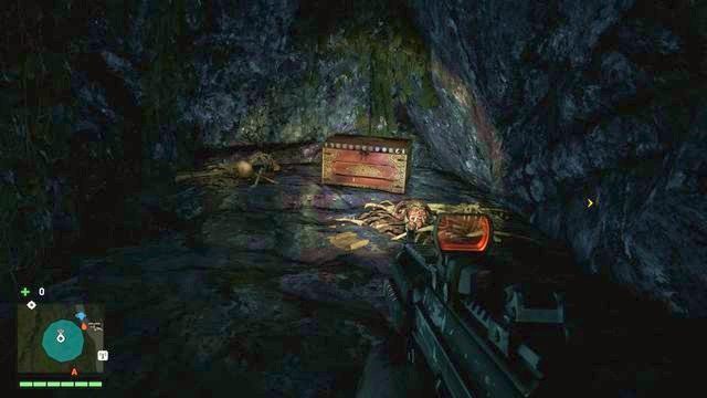 Aby znaleźć tą maskę musisz za pomocą kotwiczki zsunąć się z góry na wysuniętą półkę skalną - Północny i północno-wschodni Kyrat | Maski Yalunga | Far Cry 4 - Far Cry 4 - poradnik do gry