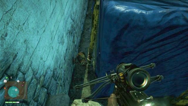 Na miejscu zlokalizuj duży dom, przy którym stoi klatka (w niej ciało), na którą narzucona została niebieska płachta materiału - Północny i północno-wschodni Kyrat | Maski Yalunga | Far Cry 4 - Far Cry 4 - poradnik do gry