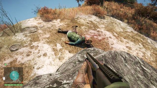 Maskę ściągniesz z twarzy trupa, leżącego za dużą skałą - Północny i północno-wschodni Kyrat | Maski Yalunga | Far Cry 4 - Far Cry 4 - poradnik do gry