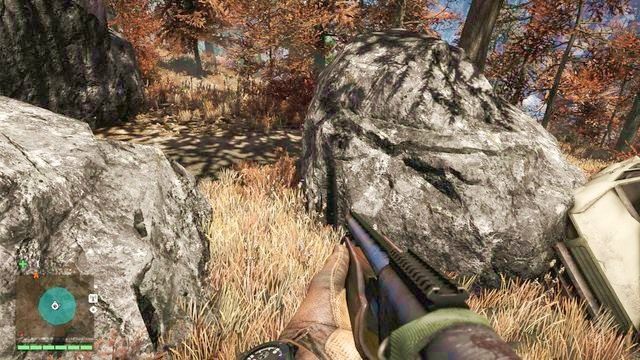 Koło drogi, przy skałach, zauważysz wrak samochodu - Północny i północno-wschodni Kyrat | Maski Yalunga | Far Cry 4 - Far Cry 4 - poradnik do gry