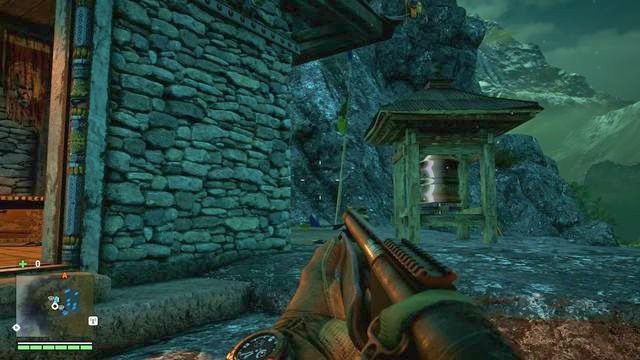 Młynek stoi obok wejścia do kapliczki - Północny i północno-wschodni Kyrat | Młynki Mani | Far Cry 4 - Far Cry 4 - poradnik do gry