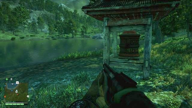 Tuż przy wejściu do jeziora - Północny i północno-wschodni Kyrat | Młynki Mani | Far Cry 4 - Far Cry 4 - poradnik do gry