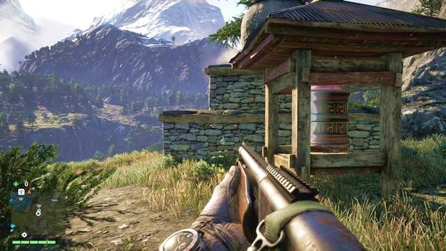 W pobliżu drogi prowadzącej przez tunel znajdź miejsce, w którym możesz użyć kotwiczki - Północny i północno-wschodni Kyrat | Młynki Mani | Far Cry 4 - Far Cry 4 - poradnik do gry