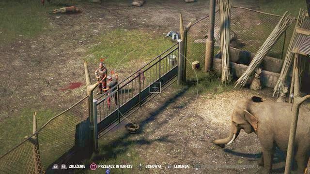 Uwolnienie słonia (lub innego agresywnego zwierzęcia) w znaczący sposób ułatwi zdobycie posterunku. - Przejmowanie strażnic w Far Cry 4 | Podstawy - Far Cry 4 - poradnik do gry