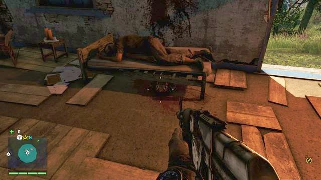 Maskę znajdziesz w małym domku, pod łóżkiem na którym leży trup - Południowy i centralny Kyrat | Maski Yalunga | Far Cry 4 - Far Cry 4 - poradnik do gry