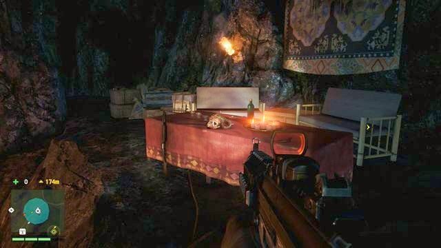 W środku jaskini, na stole zrobionym na wzór niewielkiego ołtarza - Południowy i centralny Kyrat | Maski Yalunga | Far Cry 4 - Far Cry 4 - poradnik do gry