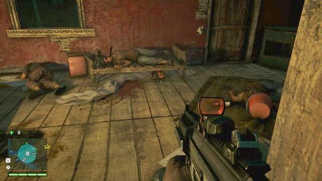 Maska znajduje się wewnątrz domu, pod jednym z łóżek, na którym leży ciało - Południowy i centralny Kyrat | Maski Yalunga | Far Cry 4 - Far Cry 4 - poradnik do gry