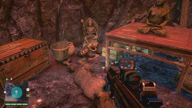 Maskę znajdziesz w środku jaskini, na dolnym poziomie - Południowy i centralny Kyrat | Maski Yalunga | Far Cry 4 - Far Cry 4 - poradnik do gry
