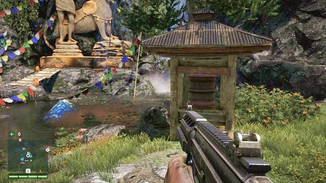 Młynek ten znajdziesz u końca drogi, z prawej strony, przed dużym pomnikiem - Południowy i centralny Kyrat | Młynki Mani | Far Cry 4 - Far Cry 4 - poradnik do gry