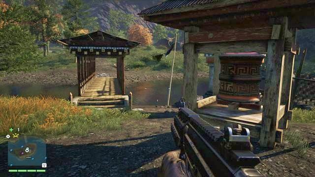 Młynek znajdziesz na wysepce na środku rzeki - Południowy i centralny Kyrat | Młynki Mani | Far Cry 4 - Far Cry 4 - poradnik do gry