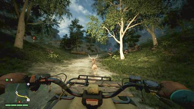 Jeżeli nie możesz dogonić uciekającego zwierzęcia przejedź je, a następnie spokojnie wysiądź i oskuruj truchło. - Polowanie w Far Cry 4 | Podstawy - Far Cry 4 - poradnik do gry