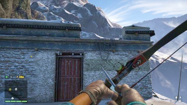 Budynek, na dachu którego uzupełnisz zapasy amunicji. - Zabij albo zgiń | Zadania główne w Far Cry 4 - Far Cry 4 - poradnik do gry