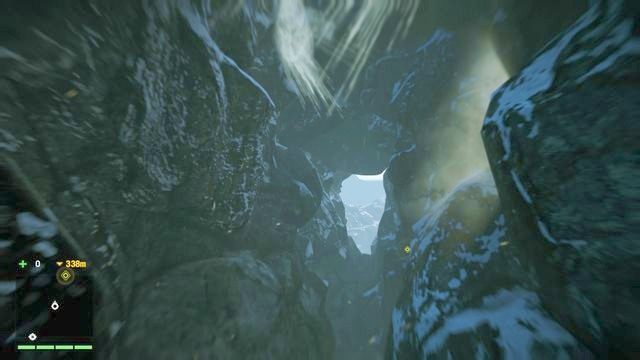 Najtrudniejszy element szybowania to trafienie w ciasną dziurę pomiędzy skałami. - Śmierć z góry | Zadania główne w Far Cry 4 - Far Cry 4 - poradnik do gry