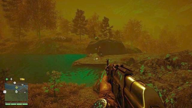 Przygotuj się na pojawienie dwóch przeciwników. - Płonący las | Misje poboczne - Yogi i Reggie | Far Cry 4 - Far Cry 4 - poradnik do gry