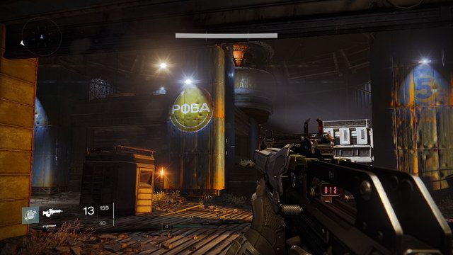 Przejście do pomieszczenia z Wizardem - interesuje cię budynek po lewej strony za owym przejściem. - Earth | Gold Chests | Destiny - Destiny - poradnik do gry