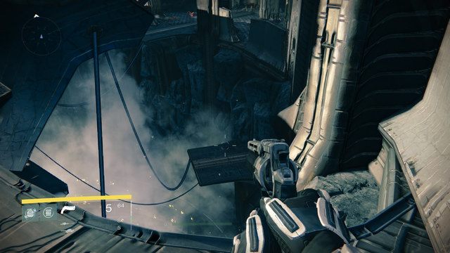 Platforma, z której przedostaniesz się do skrzyni - Moon | Gold Chests | Destiny - Destiny - poradnik do gry