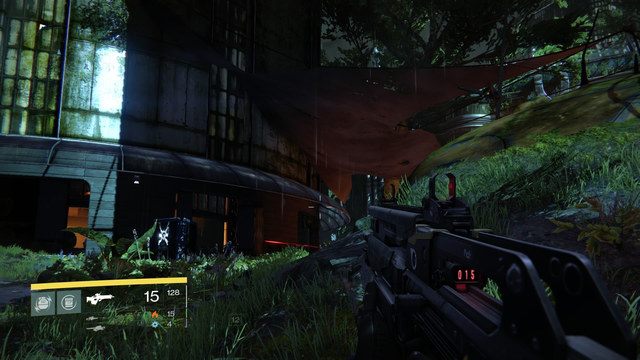 Szklany daszek nad wejściem - w połowie długości znajdziesz ducha - Venus | Dead Ghosts | Destiny - Destiny - poradnik do gry