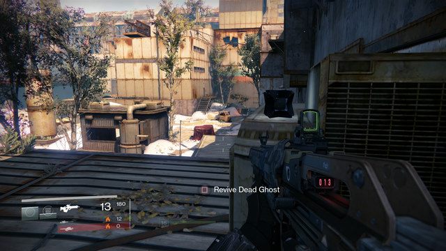 Widok przy duchu z metalowego budynku - Earth | Dead Ghosts | Destiny - Destiny - poradnik do gry