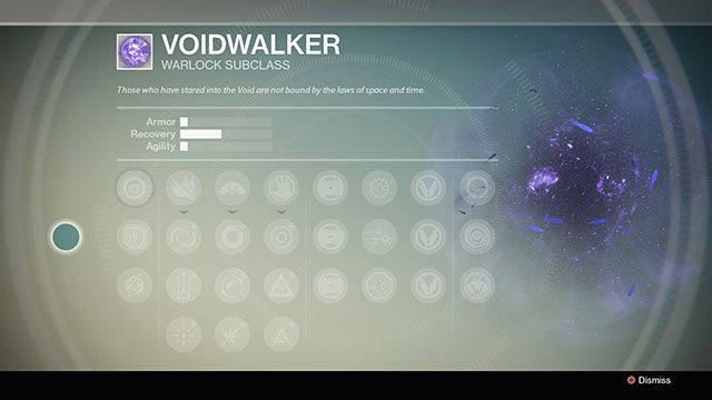 Drzewko rozwoju podklasy Voidwalker - Warlock | Klasy postaci w Destiny - Destiny - poradnik do gry