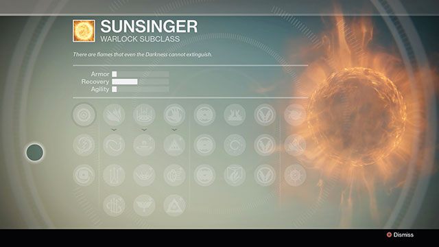 Drzewko rozwoju podklasy Sunsinger - Warlock | Klasy postaci w Destiny - Destiny - poradnik do gry